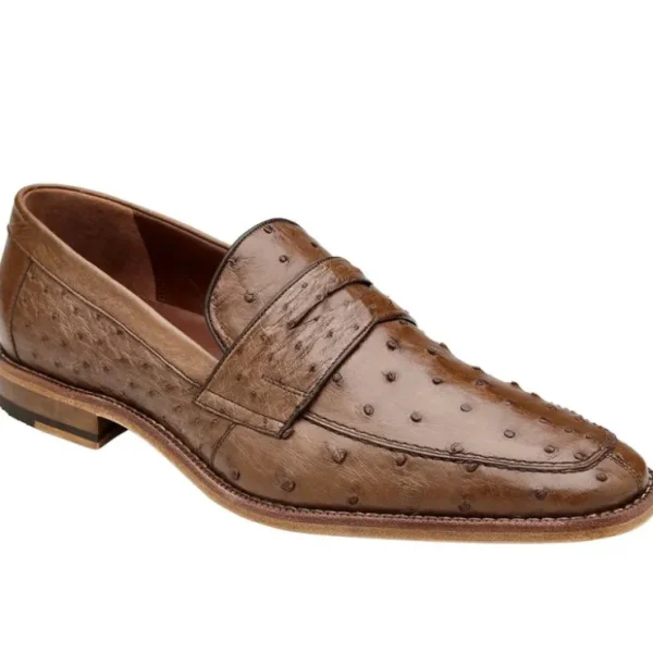belvedere_espada_ostrich__1-1.webp Hot Belvedere Espada Ostrich Penny Loafers (2440) Tabac