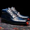 Cheap Belvedere Gallardo Caiman Crocodile Boots Navy