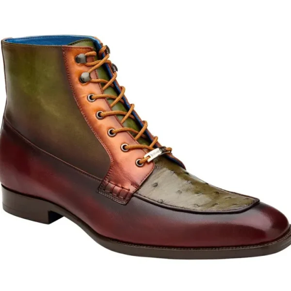 belvedere_greco_ostrich_a_1.webp Best Belvedere Greco Ostrich & Italian Leather Boots Ant. Burgundy / Olive / Brandy (R79)