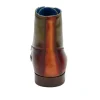 Best Belvedere Greco Ostrich & Italian Leather Boots Ant. Burgundy / Olive / Brandy (R79)