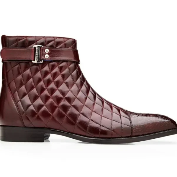 belvedere_libero_ostrich__0-1.webp Discount Belvedere Libero Ostrich & Quilted Leather Boots Ant. Dark Burgundy (R80) AntiqueDarkBurgundy