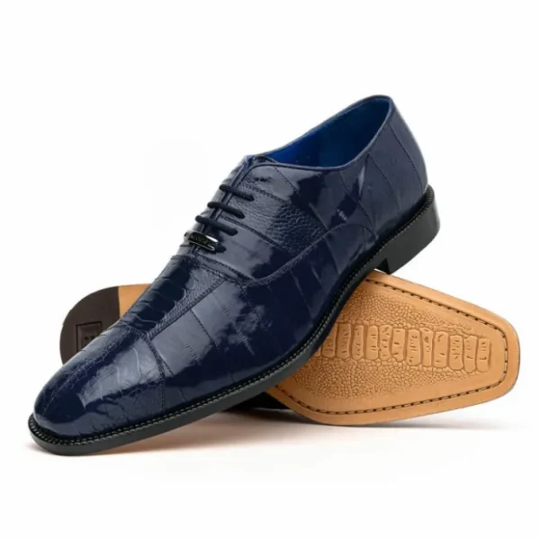 belvedere_mare_ostricheel_1-2.webp New Belvedere Mare Ostrich/Eel Shoes (2P7) Navy