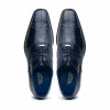 New Belvedere Mare Ostrich/Eel Shoes (2P7) Navy