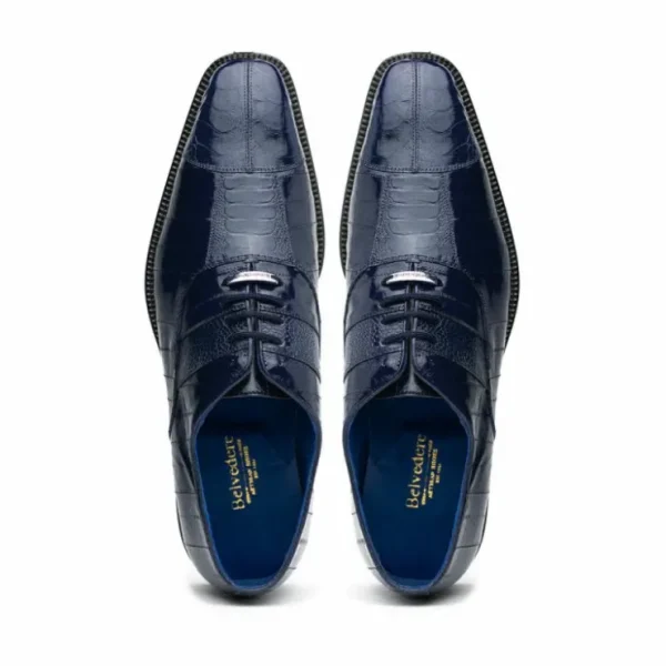 belvedere_mare_ostricheel_4-2.webp New Belvedere Mare Ostrich/Eel Shoes (2P7) Navy