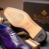 Sale Belvedere Mare Ostrich/Eel Shoes (2P7) Purple