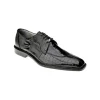 Cheap Belvedere Siena Ostrich Lace Up Shoes (1463) Black