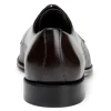 Store Belvedere Studio Alexander Deerskin & Nappa Derby Brown