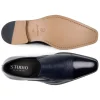 Outlet Belvedere Studio Andreo Deerskin & Nappa Loafers Navy