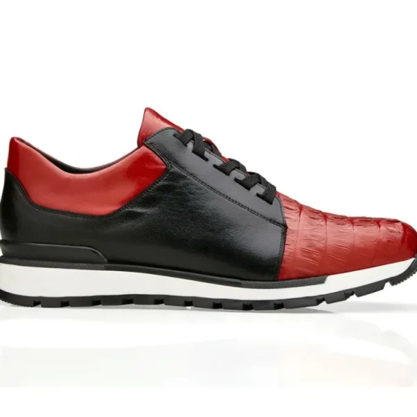 belvedere_titan_caiman_cr_0-1.webp Flash Sale Belvedere Titan Caiman Crocodile Sneakers Red / Black (33631)