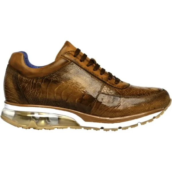 Sale Belvedere Todd Ostrich Leg Sneakers Antique Brandy (E02) AntiqueBrandy
