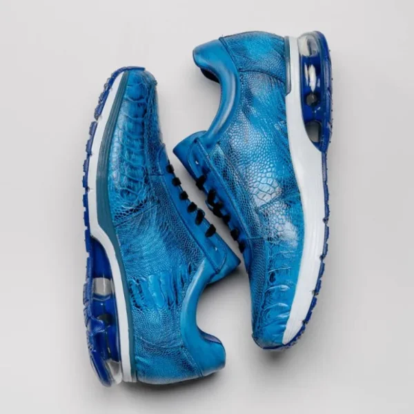 belvedere_todd_ostrich_le_1-1.webp Clearance Belvedere Todd Ostrich Leg Sneakers Ocean Blue (E02) OceanBlue