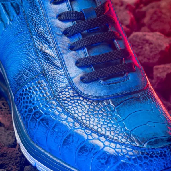 belvedere_todd_ostrich_le_11.webp Clearance Belvedere Todd Ostrich Leg Sneakers Ocean Blue (E02) OceanBlue
