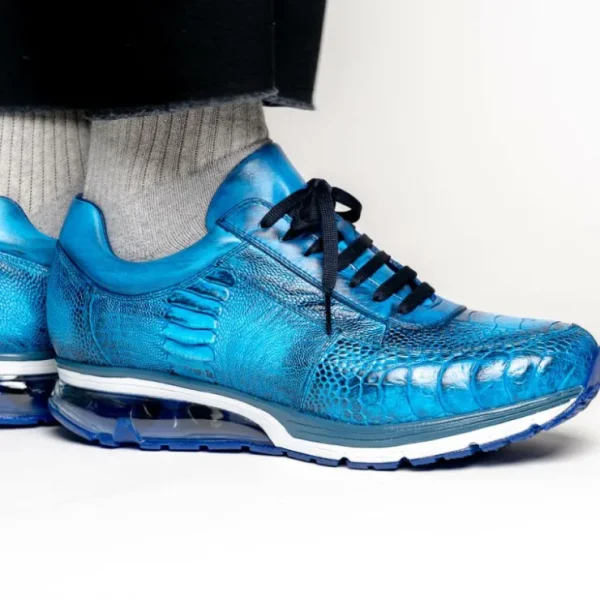 belvedere_todd_ostrich_le_2-1.webp Clearance Belvedere Todd Ostrich Leg Sneakers Ocean Blue (E02) OceanBlue