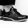 Cheap Belvedere Todd Ostrich Leg Sneakers (E02) Black