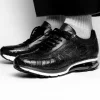 Cheap Belvedere Todd Ostrich Leg Sneakers (E02) Black