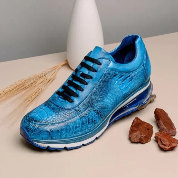 belvedere_todd_ostrich_le_5-1.webp Clearance Belvedere Todd Ostrich Leg Sneakers Ocean Blue (E02) OceanBlue