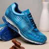 Clearance Belvedere Todd Ostrich Leg Sneakers Ocean Blue (E02) OceanBlue