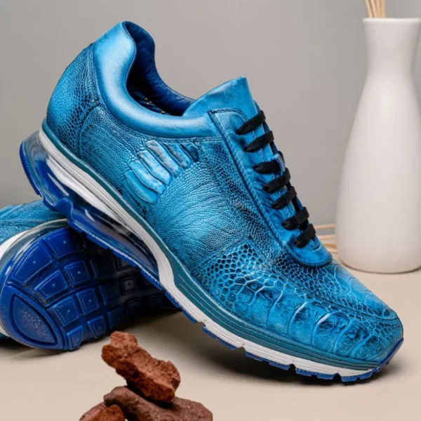 belvedere_todd_ostrich_le_7-1.webp Clearance Belvedere Todd Ostrich Leg Sneakers Ocean Blue (E02) OceanBlue