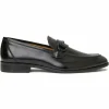Shop Bruno Magli Alessio Leather Slip On Bit Loafer Black