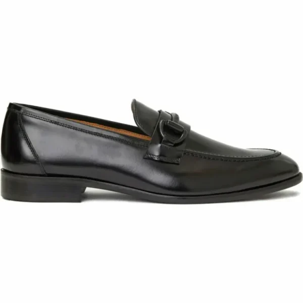 bruno_magli_alessio_leath_1.webp Shop Bruno Magli Alessio Leather Slip On Bit Loafer Black