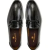 Shop Bruno Magli Alessio Leather Slip On Bit Loafer Black