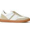New Bruno Magli Baccio Leather & Suede Sneaker White
