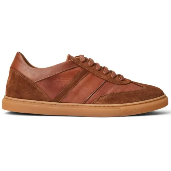 bruno_magli_baccio_leathe_1.webp Cheap Bruno Magli Baccio Leather & Suede Sneaker Cognac