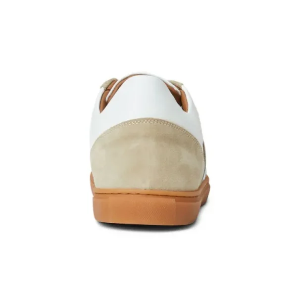 New Bruno Magli Baccio Leather & Suede Sneaker White