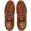 Cheap Bruno Magli Baccio Leather & Suede Sneaker Cognac