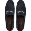 Shop Bruno Magli Darius Suede Driving Moccasin Navy