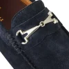 Shop Bruno Magli Darius Suede Driving Moccasin Navy