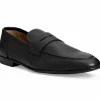 Best Sale Bruno Magli Lastra Leather Slip-on Loafers Black