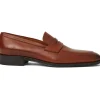 Outlet Bruno Magli Maioco Leather Slip On Loafer Cognac
