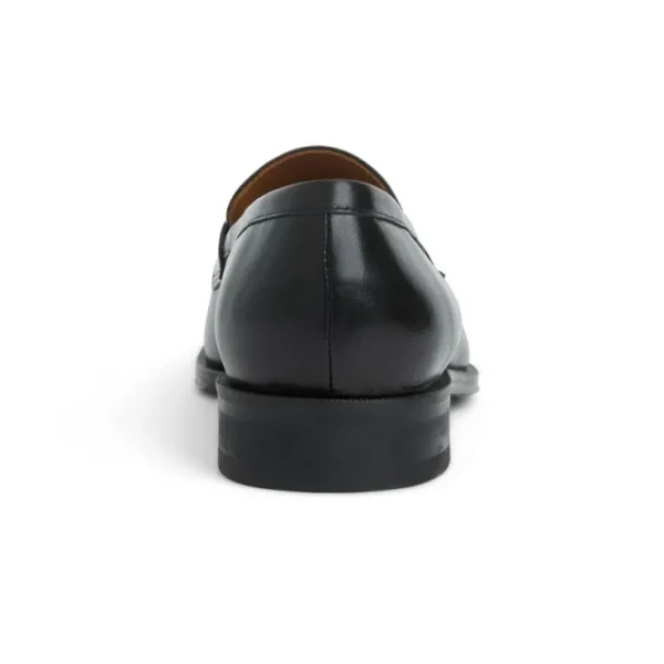 Outlet Bruno Magli Maioco Leather Slip On Loafer Black