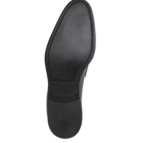 Outlet Bruno Magli Maioco Leather Slip On Loafer Black