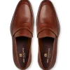 Outlet Bruno Magli Maioco Leather Slip On Loafer Cognac