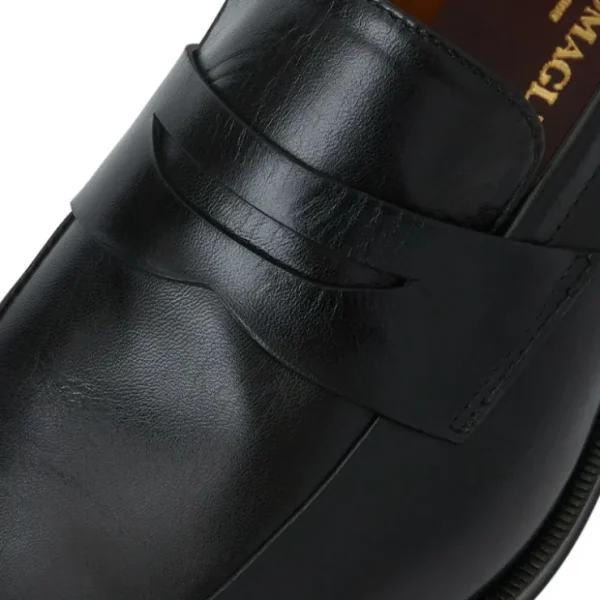 Outlet Bruno Magli Maioco Leather Slip On Loafer Black