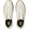 Outlet Bruno Magli Nate Leather Sneaker White