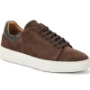 Sale Bruno Magli Salvatore Lace-To-Toe Suede Sneaker Brown