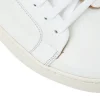 Best Sale Bruno Magli Salvatore Lace-To-Toe Leather Sneaker White