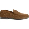Cheap Bruno Magli Silas Suede Loafers Cognac