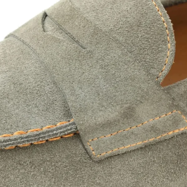 Clearance Bruno Magli Silas Suede Loafers Taupe