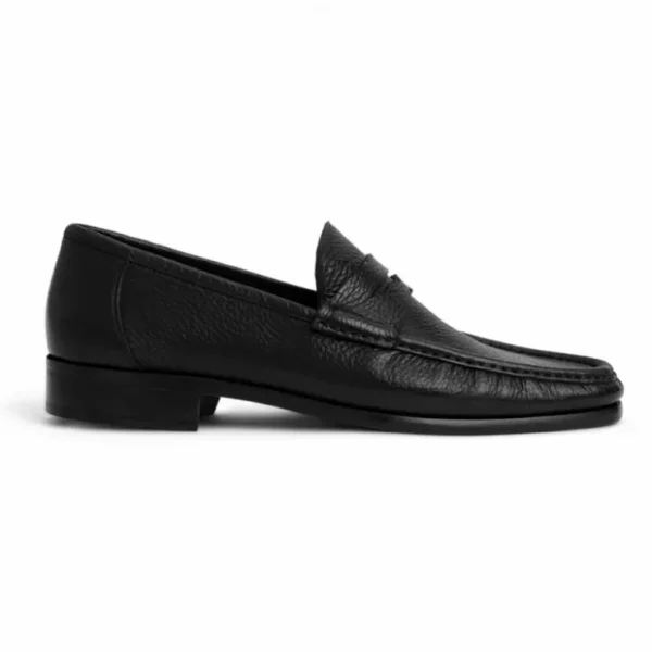 bruno_magli_toni_cervo_le_1.webp Fashion Bruno Magli Toni Cervo Leather Slip On Loafer Black