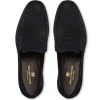 Discount Bruno Magli Tonio Suede Slip-On Loafer Navy