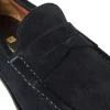 Discount Bruno Magli Tonio Suede Slip-On Loafer Navy