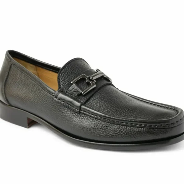 bruno_magli_trieste_leath_0.webp Outlet Bruno Magli Trieste Leather Moccasin Black Cervo BlackCervo