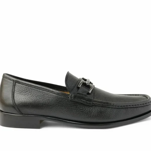 bruno_magli_trieste_leath_1.webp Outlet Bruno Magli Trieste Leather Moccasin Black Cervo BlackCervo