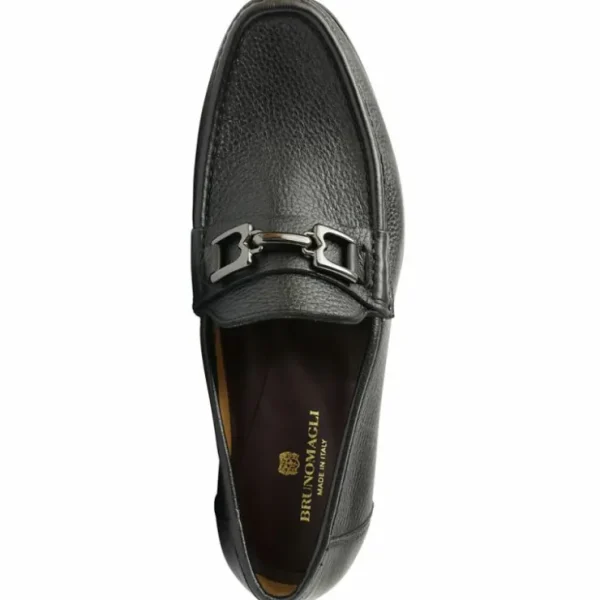 bruno_magli_trieste_leath_3.webp Outlet Bruno Magli Trieste Leather Moccasin Black Cervo BlackCervo