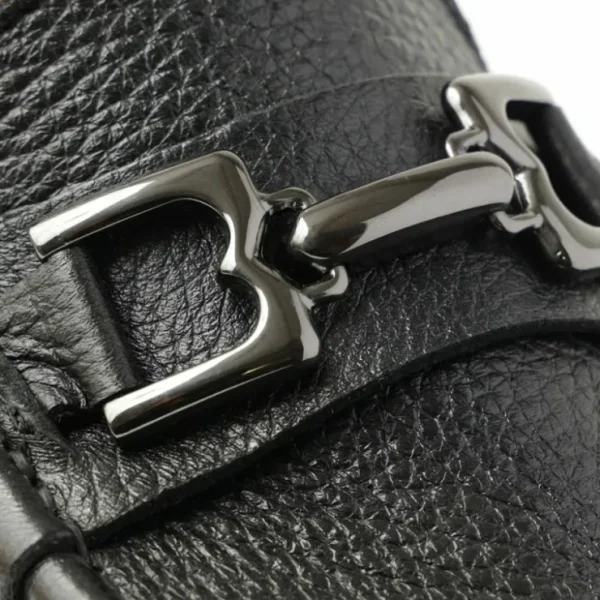 bruno_magli_trieste_leath_4.webp Outlet Bruno Magli Trieste Leather Moccasin Black Cervo BlackCervo