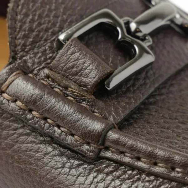 bruno_magli_trieste_leath_5.webp Online Bruno Magli Trieste Leather Moccasin Dark Brown Cervo DarkBrownCervo
